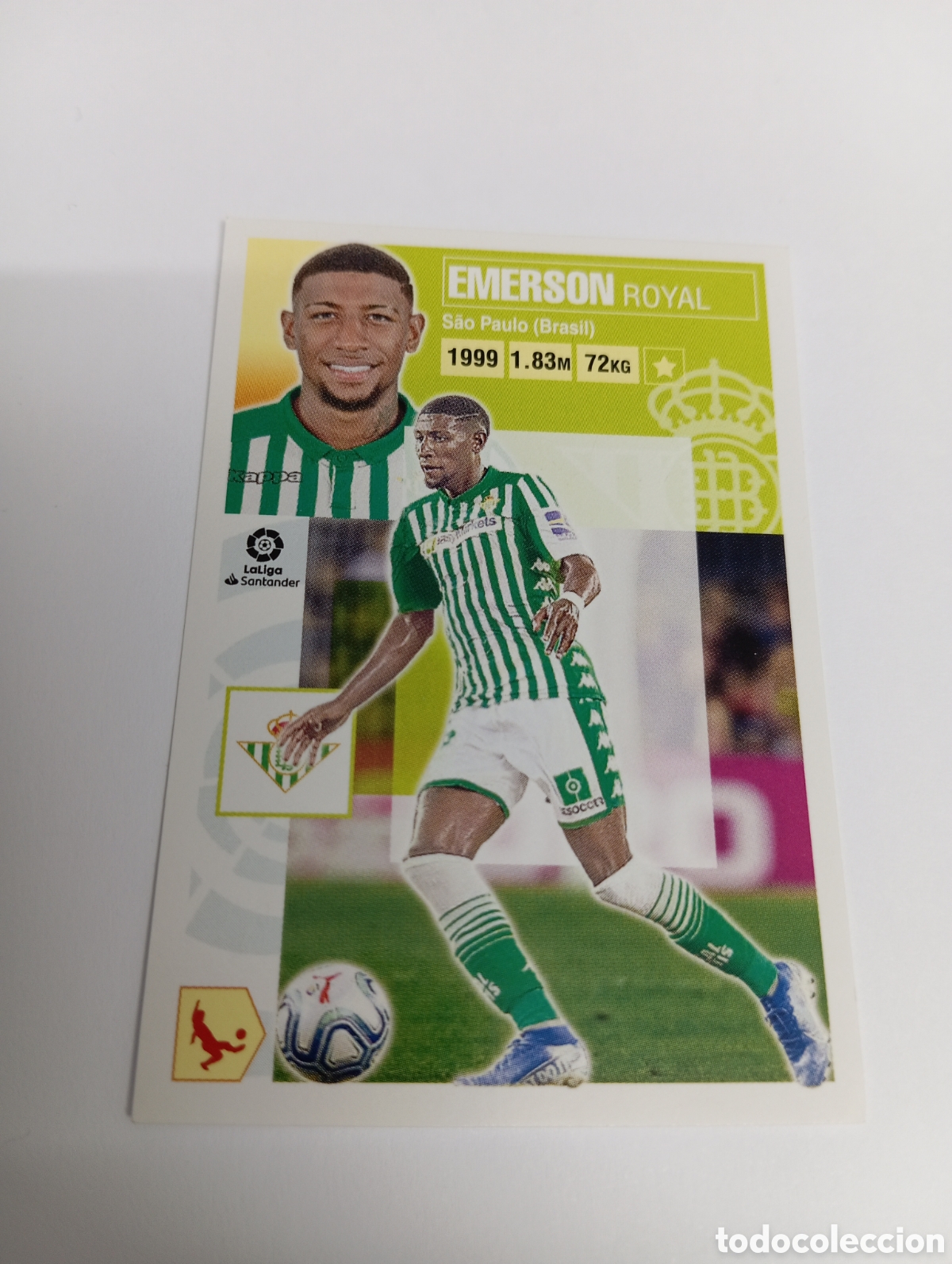 Cromos de F&uacute;tbol: Emerson 4 Betis LIGA ESTE 20-21 Panini 2020 2021
