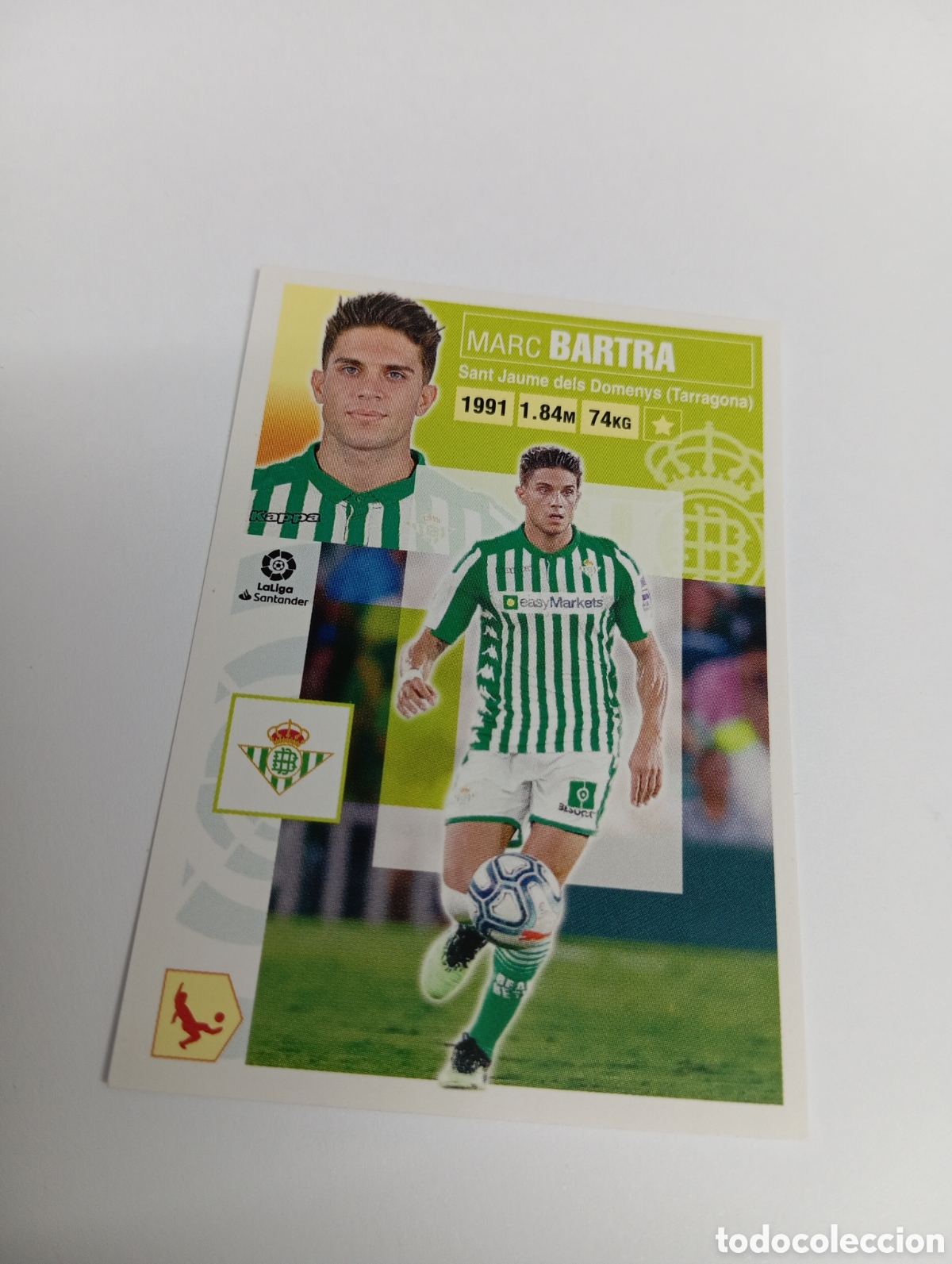 Cromos de F&uacute;tbol: Bartra 5 Betis LIGA ESTE 20-21 Panini 2020 2021