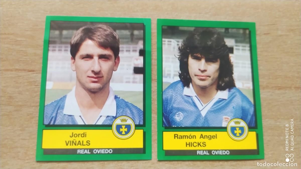 Fu&szlig;ball-Sticker: OVIEDO 211 VI&Ntilde;ALS FUTBOL 90 PANINI -H