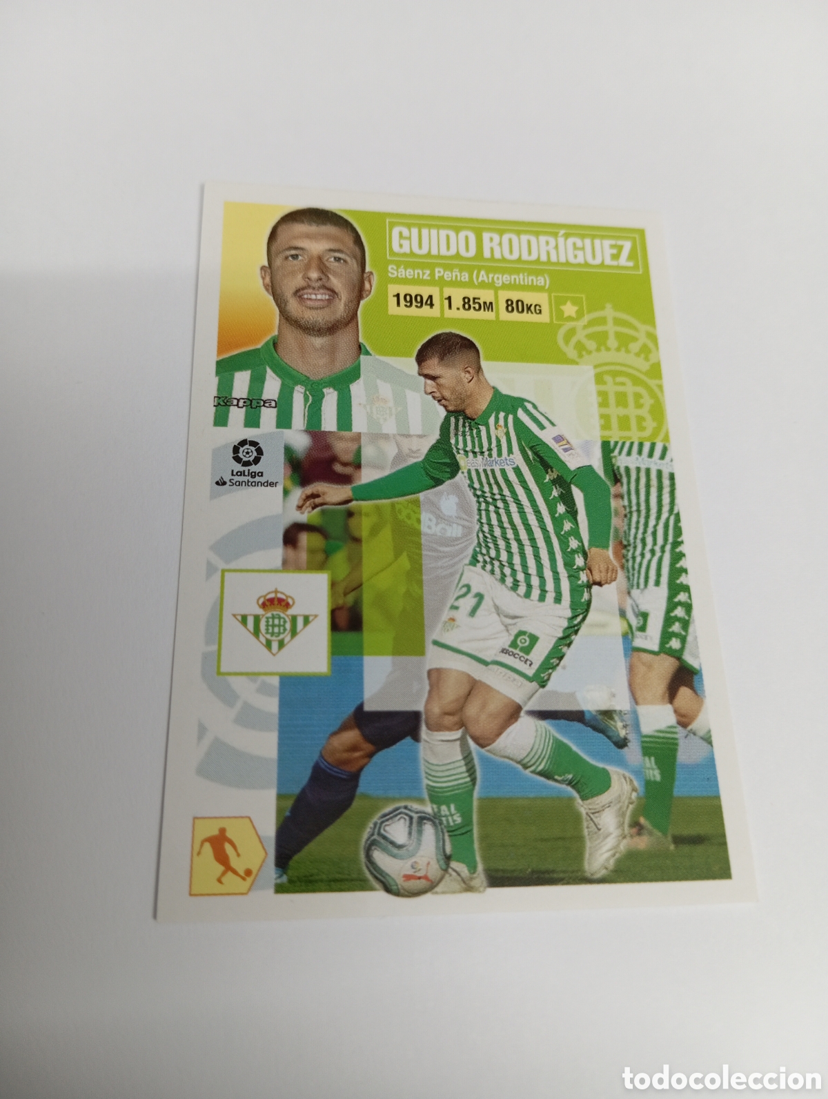 Cromos de F&uacute;tbol: Guido Rodr&iacute;guez 11 Betis LIGA ESTE 20-21 Panini 2020 2021