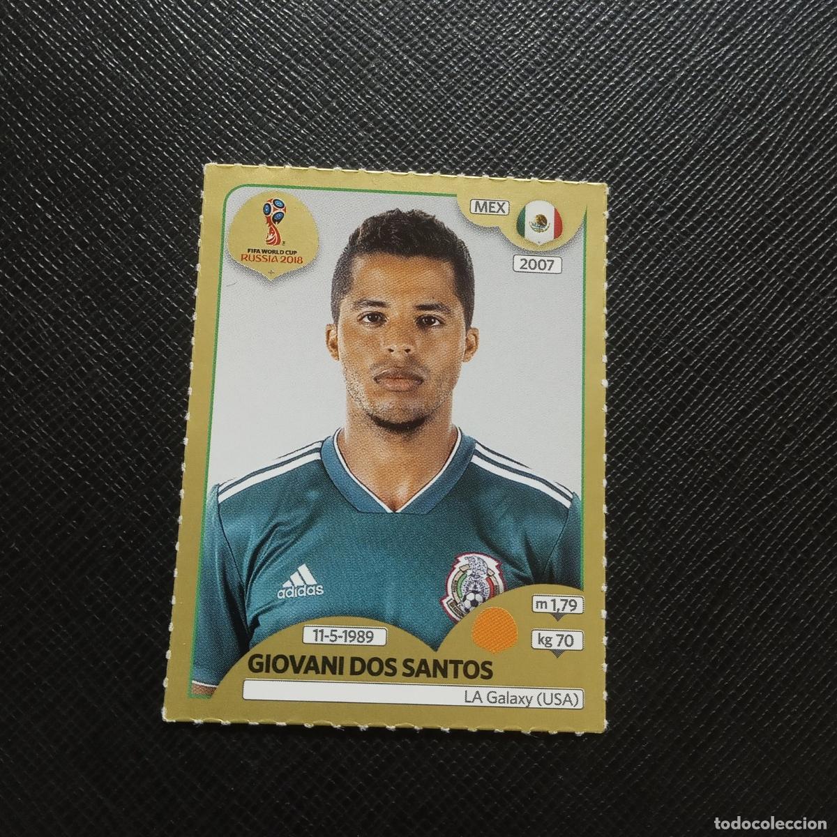 Figurine di Calcio: 462 DOS SANTOS MEXICO PANINI WORLD MUNDIAL RUSIA 2018 CROMO 18 SIN PEGAR - A92 PG226 GOLD EDITION