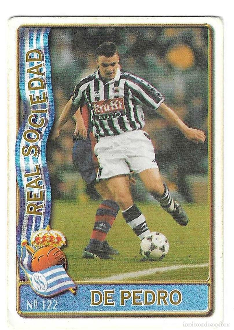 Football Stickers: DE PEDRO - REAL SOCIEDAD - 122 MUNDI CROMO LIGA 96-97