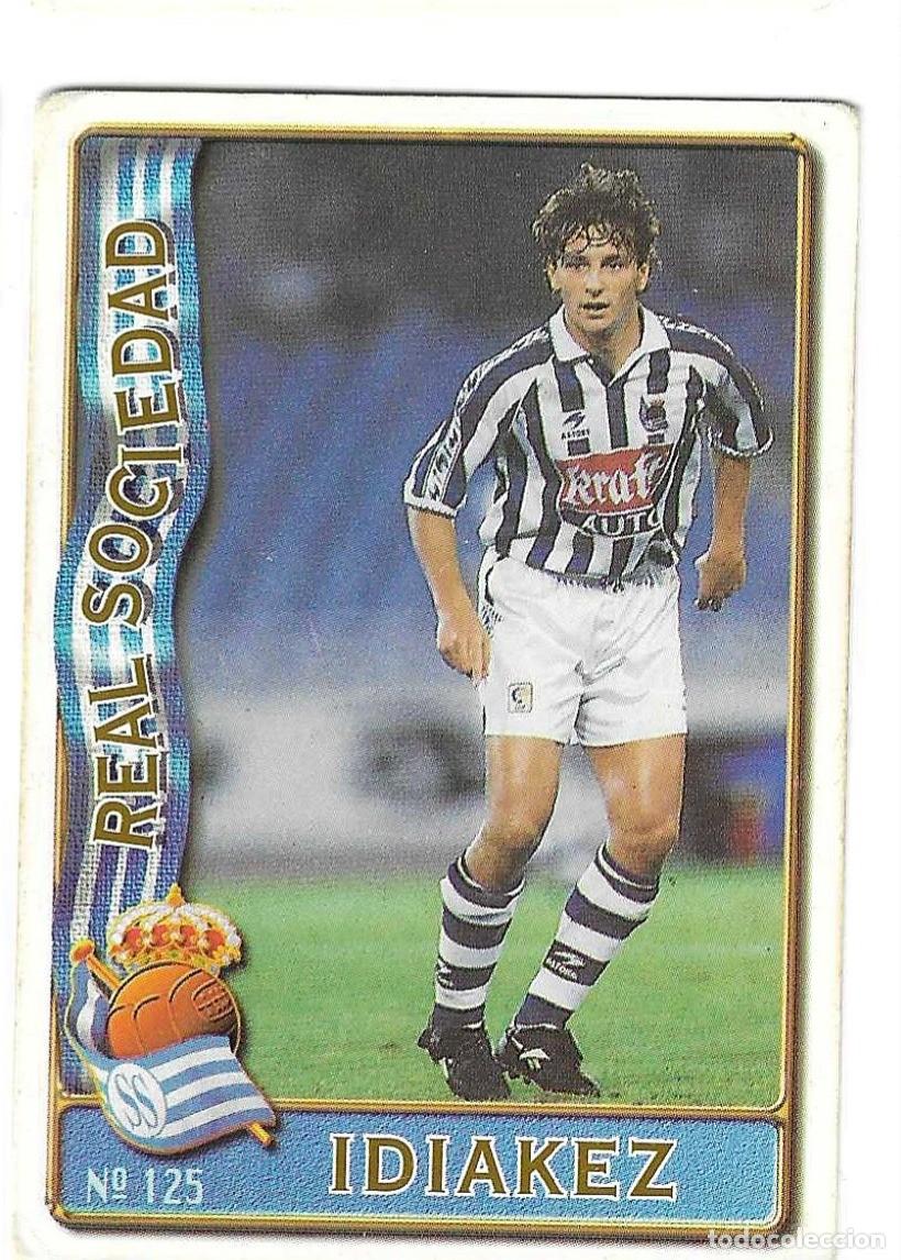 Figurine di Calcio: IDIAKEZ - REAL SOCIEDAD - 125 MUNDI CROMO LIGA 96-97