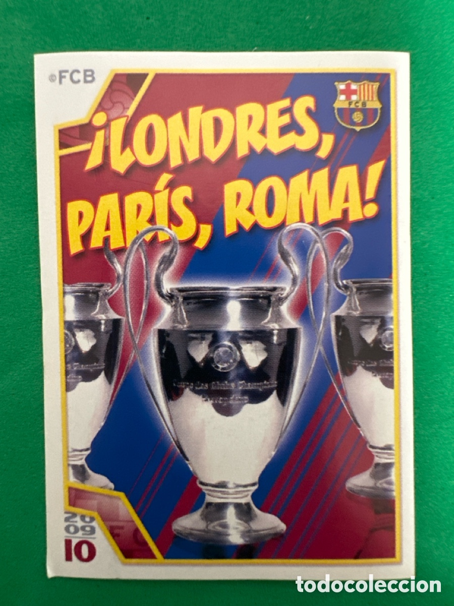 Fu&szlig;ball-Sticker: 179 EL BAR&Ccedil;A DE LAS SEIS COPAS F.C.BARCELONA 2008-2009 Panini 08 09 SIN PEGAR