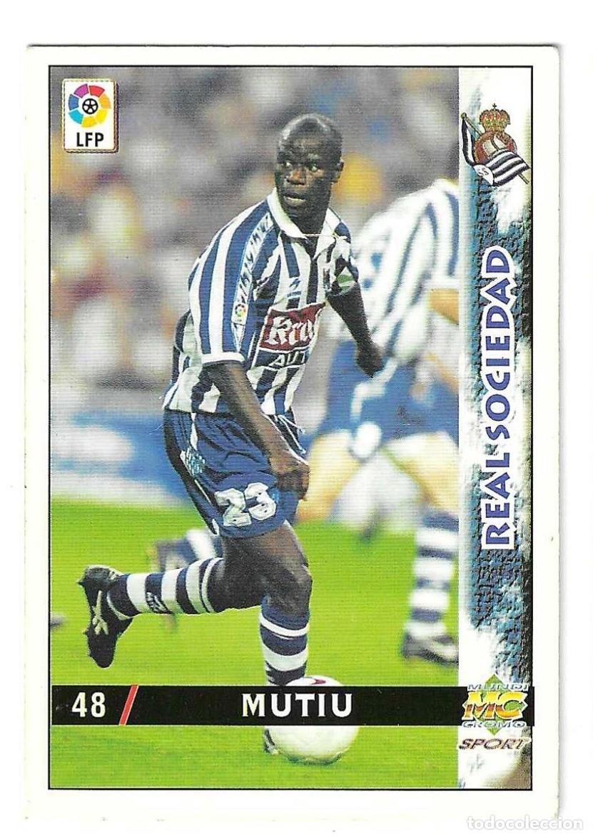 Figurine di Calcio: MUTIU - REAL SOCIEDAD - 48 MUNDI CROMO LIGA 98-99