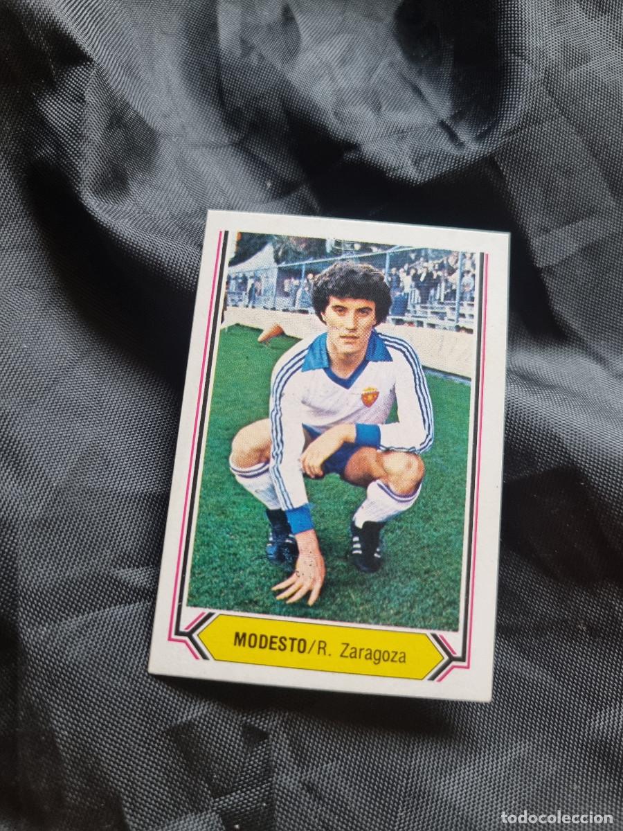 Cromos de f&uacute;tbol: MODESTO. ZARAGOZA. SIN PEGAR. EDICIONES ESTE LIGA 80/81. 1980/81. PEDIDO MINIMO 3&euro;