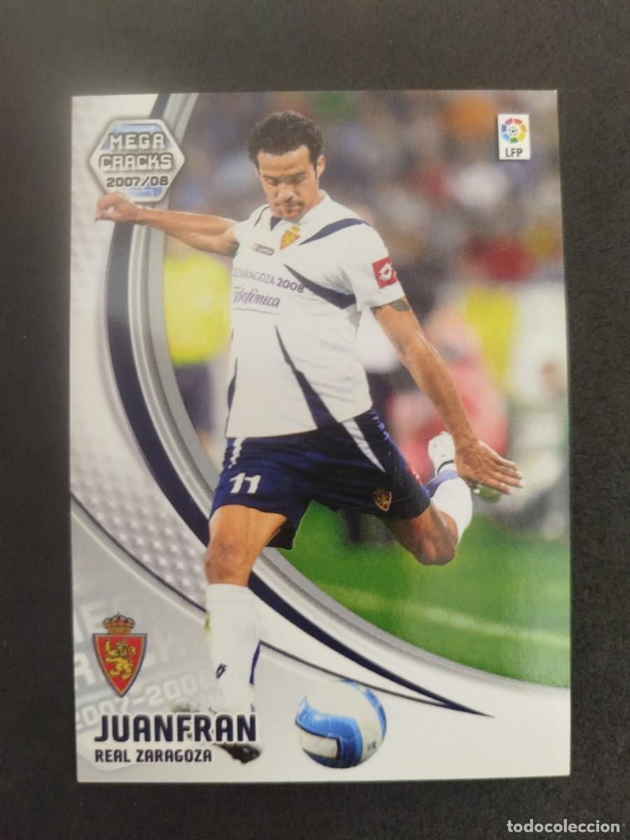 Cromos de F&uacute;tbol: 348. Juanfran (Real Zaragoza) - Panini Mega Cracks 2007 08