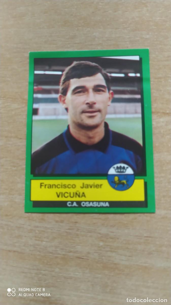 Fu&szlig;ball-Sticker: OSASUNA 198 VICU&Ntilde;A FUTBOL 90 PANINI -H