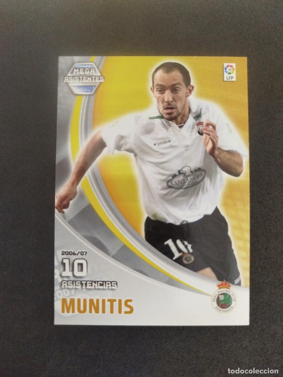 Fu&szlig;ball-Sticker: 396. Munitis (Real Racing Club) - Panini Mega Cracks 2007 08