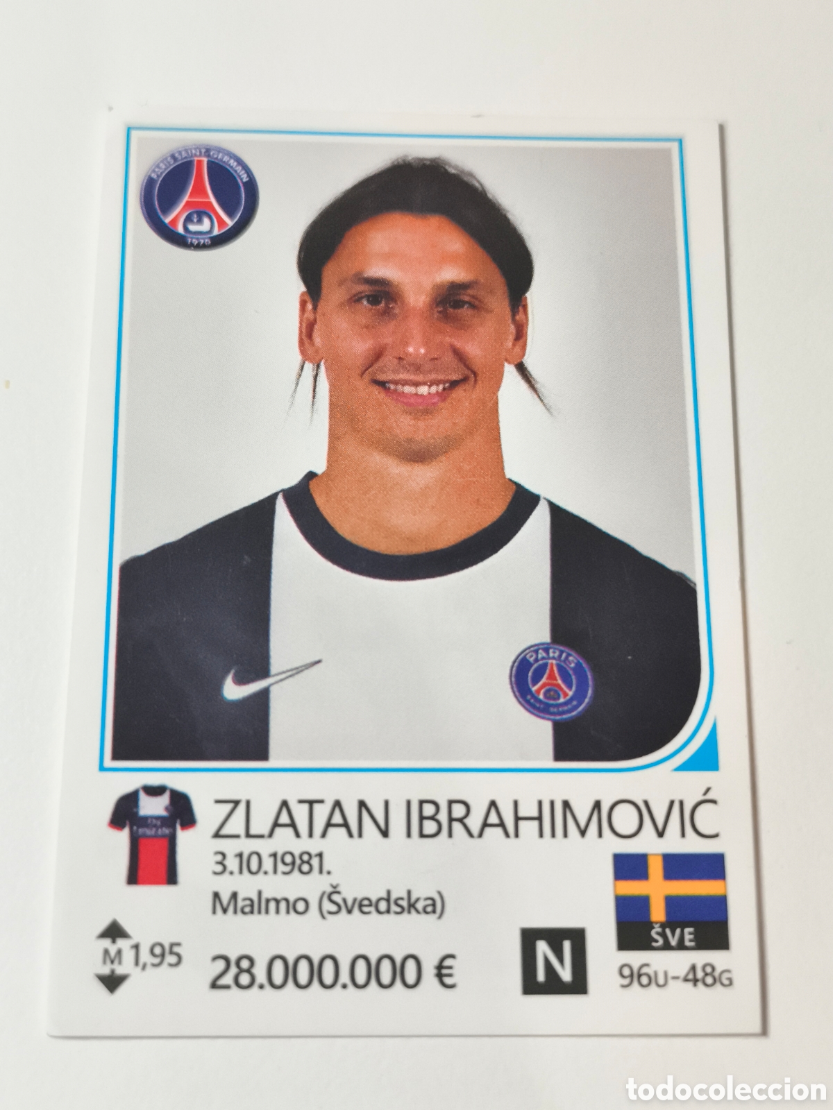 Cromos de F&uacute;tbol: Ibrahimovic PSG TOP 24 #378