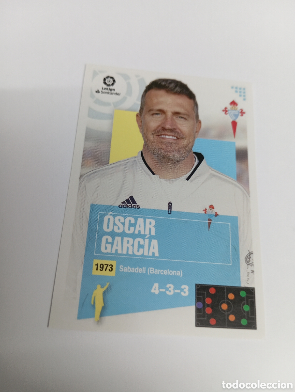 Cromos de Futebol: &Oacute;scar Garc&iacute;a 1 Celta LIGA ESTE 20-21 Panini 2020 2021