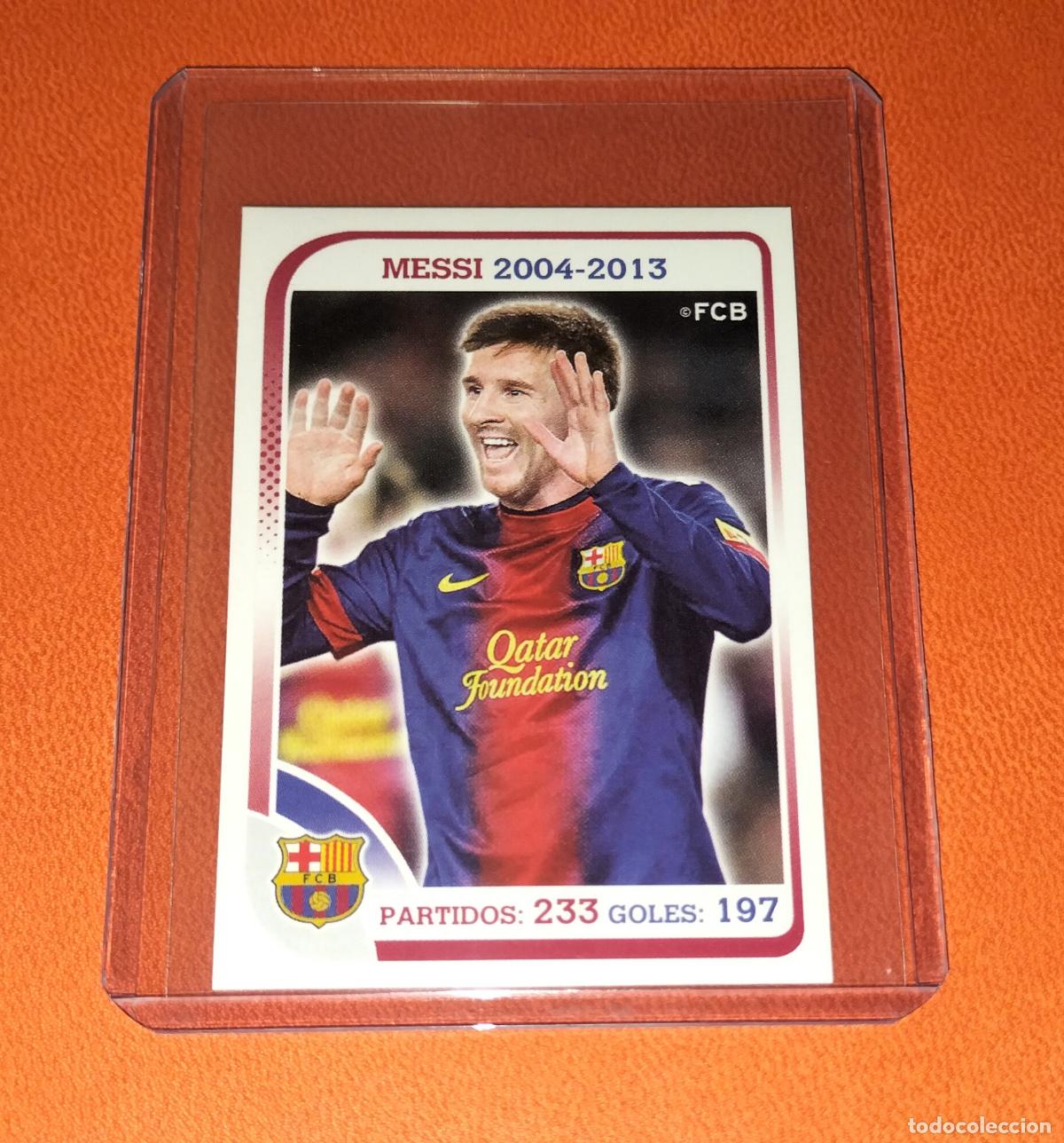 Cromos de F&uacute;tbol: 161 LIONEL MESSI 2004-2013 STICKER COLECCI&Oacute;N EL ALBUM DEL BAR&Ccedil;A FC BARCELONA 2012 2013 12 13
