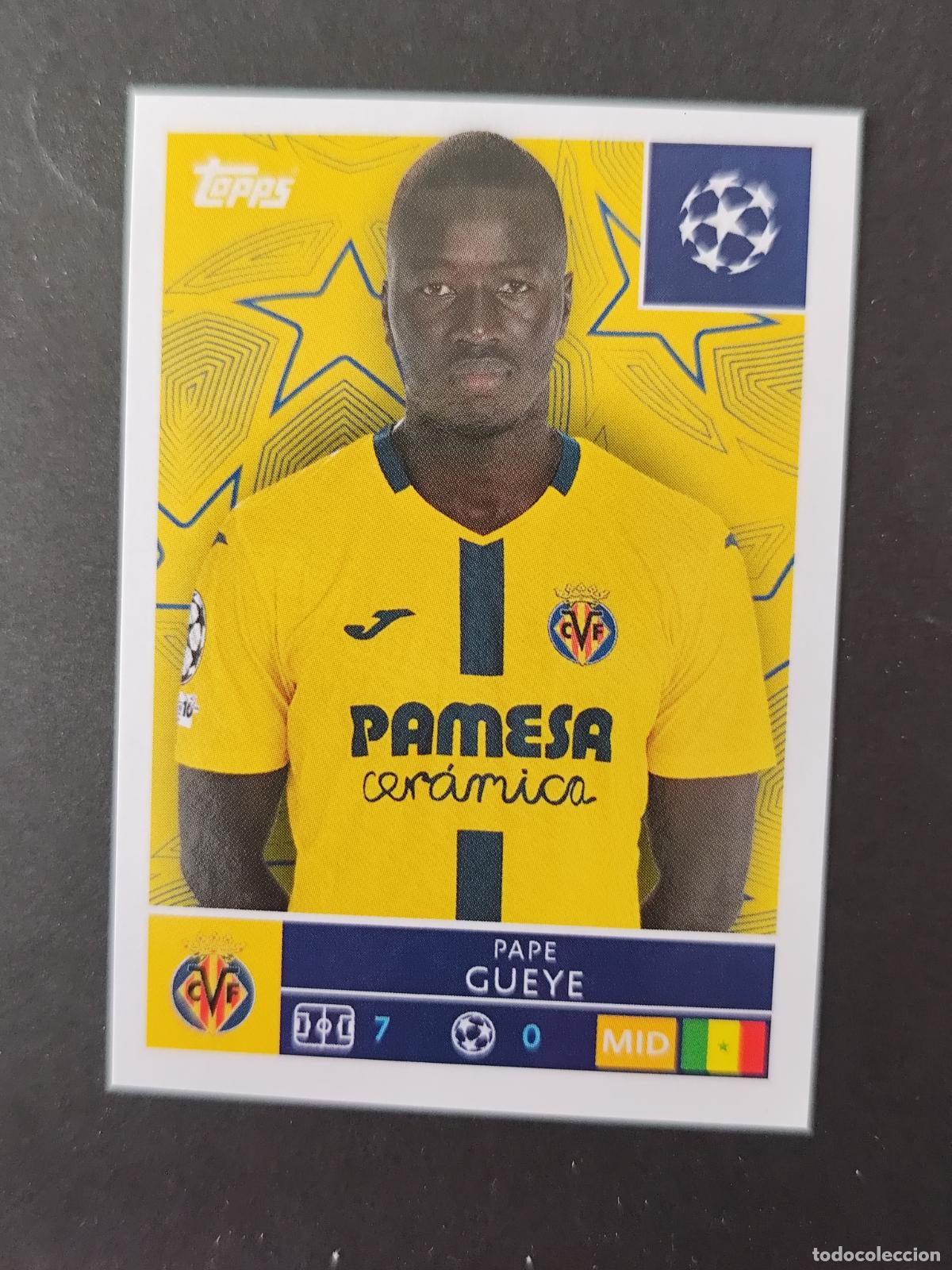 Cartes &agrave; collectionner de Football: 471 PAPE GUEYE VILLARREAL STICKER CHAMPIONS LEAGUE 2025 2026 25 26 TOPPS