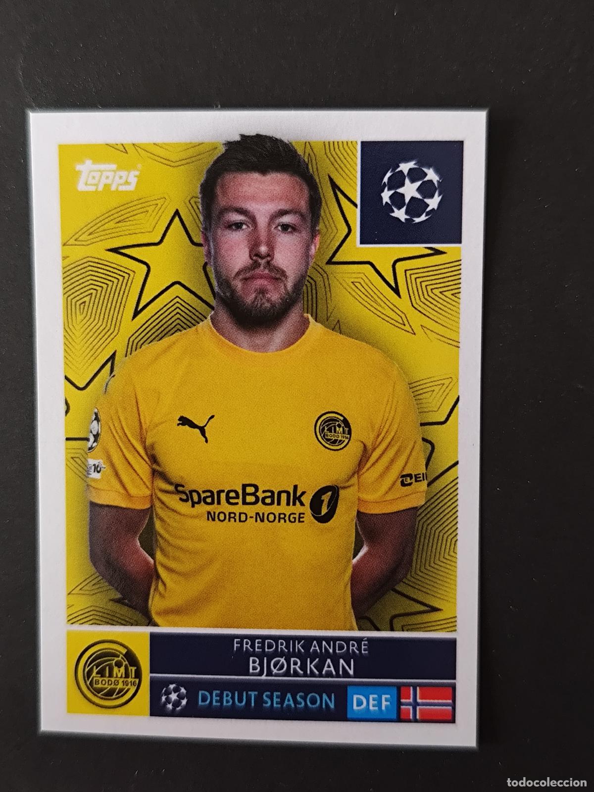 Cromos de Futebol: 519 FREDRIK ANDRE BJORKAN BOD&Oslash; GLIMT STICKER CHAMPIONS LEAGUE 2025 2026 25 26 TOPPS