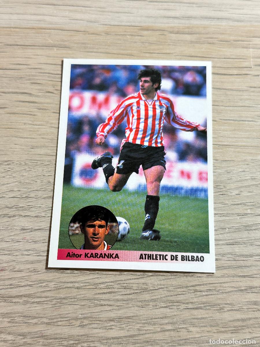 Fu&szlig;ball-Sticker: KARANKA n&ordm; 278 ATHLETIC DE BILBAO LOS MEJORES EQUIPOS DE EUROPA 96 97 PANINI SIN PEGAR NUNCA PEGADO