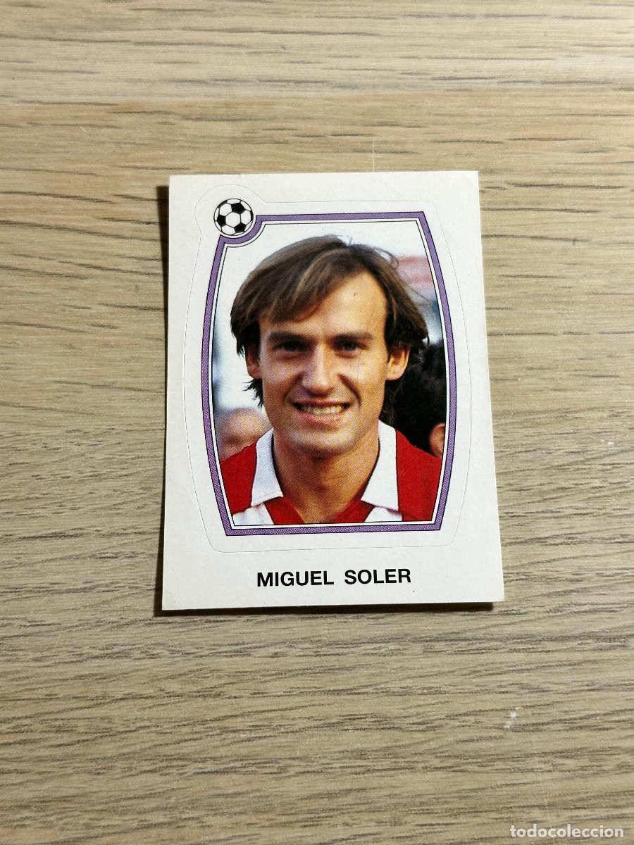 Fu&szlig;ball-Sticker: 105 MIGUEL SOLER ATLETICO DE MADRID FUTBOL 92 93 LIGA PANINI NUNCA PEGADO SIN DESPEGAR
