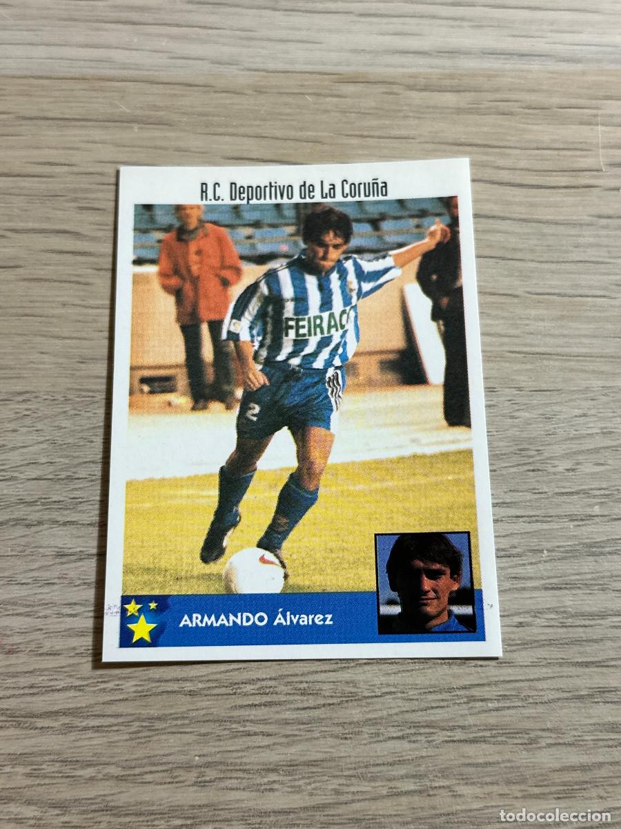 Football Stickers: ARMANDO n&ordm; 86 DEPORTIVO LOS MEJORES EQUIPOS DE EUROPA 97 98 SIN PEGAR NUNCA PEGADO