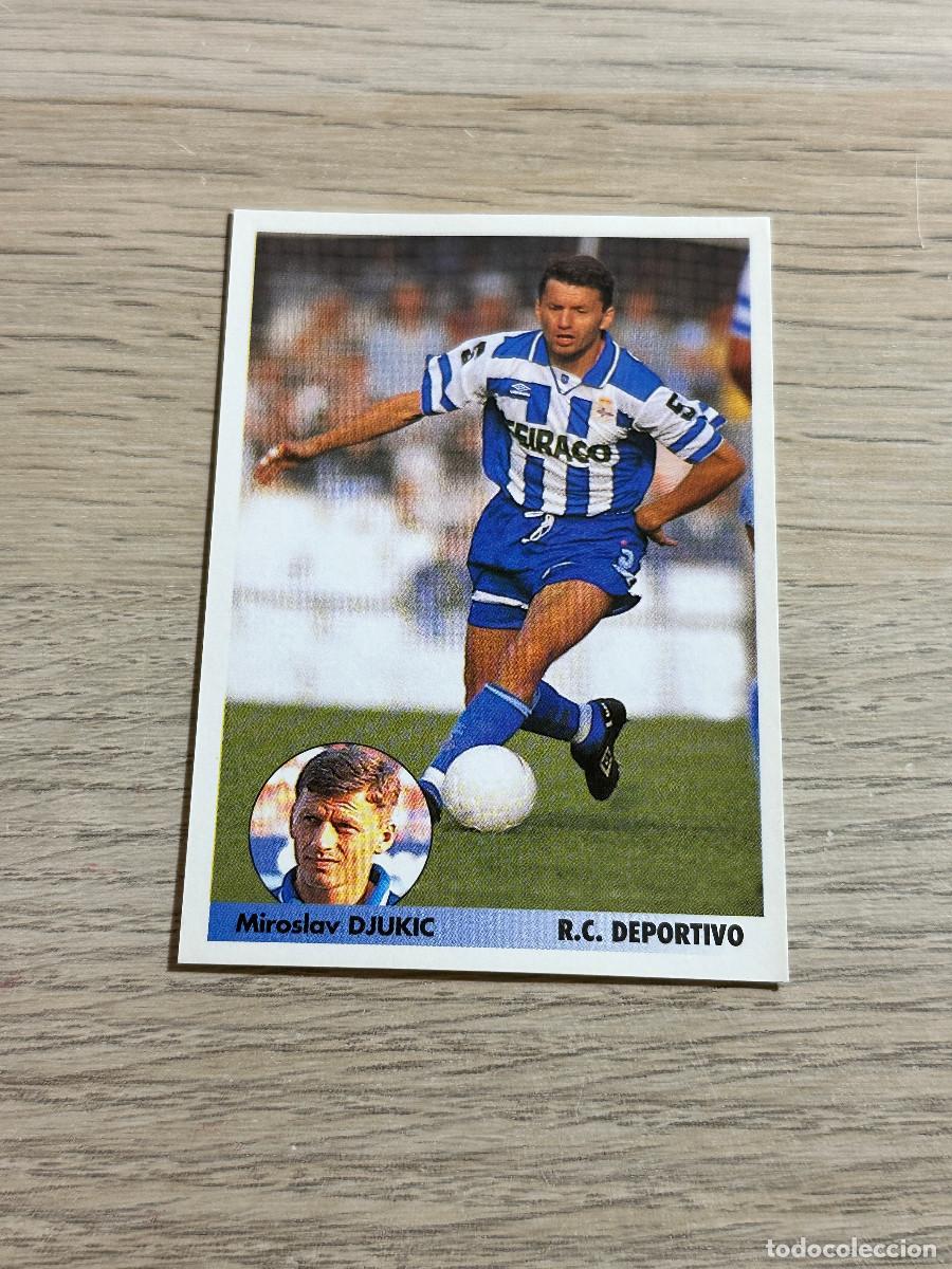 Fu&szlig;ball-Sticker: DJUKIC n&ordm; 110 DEPORTIVO LOS MEJORES EQUIPOS DE EUROPA 96 97 PANINI SIN PEGAR NUNCA PEGADO