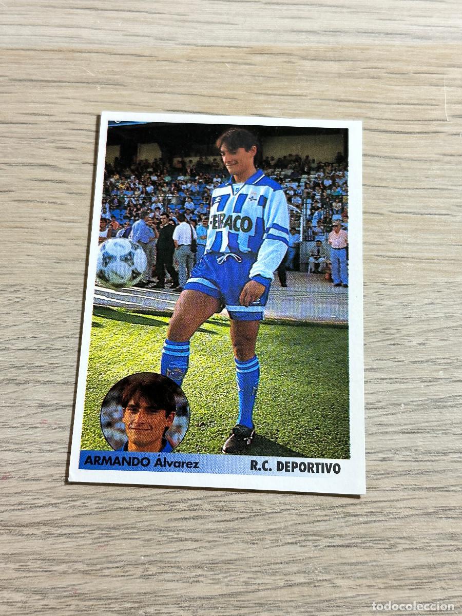 Football Stickers: ARMANDO n&ordm; 107 DEPORTIVO LOS MEJORES EQUIPOS DE EUROPA 96 97 PANINI SIN PEGAR NUNCA PEGADO