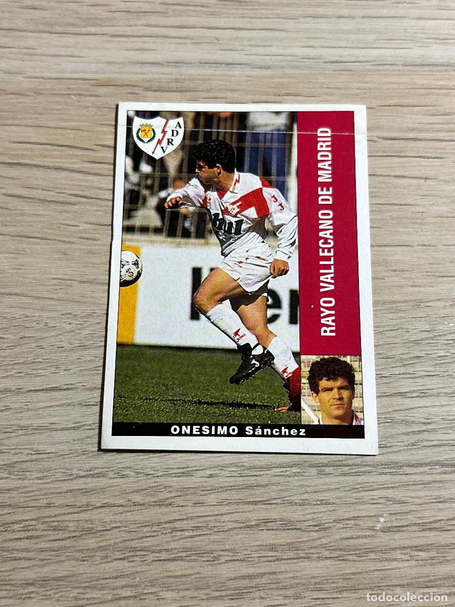 Fu&szlig;ball-Sticker: ONESIMO RAYO PANINI LIGA 95 96 CROMO SIN PEGAR NUNCA PEGADO