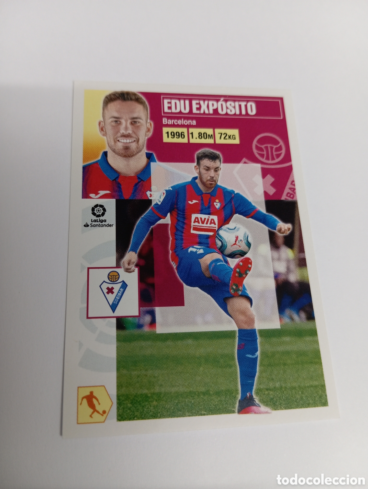 Cromos de Futebol: Edu Exp&oacute;sito 14 Eibar LIGA ESTE 20-21 Panini 2020 2021