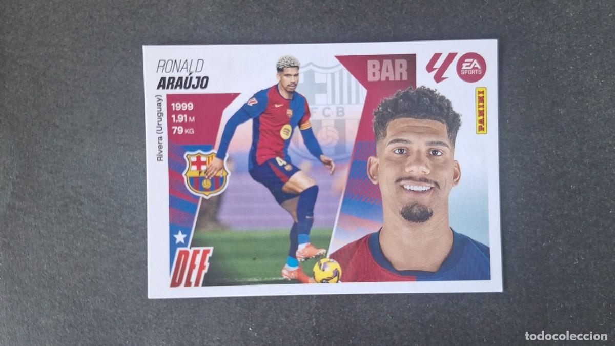 Figurine di Calcio: L3 ARAUJO F. C. BARCELONA LIGA ESTE 2025/2026 25 26 NUNCA PEGADO SIN PEGAR