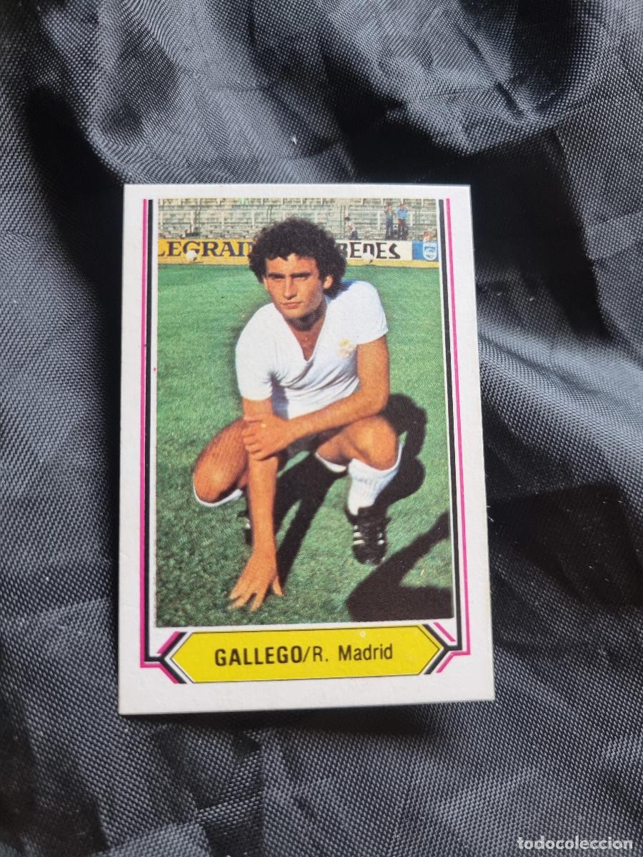 Figurine di Calcio: GALLEGO. REAL MADRID. FICHAJES N&ordm; 16. SIN PEGAR. ED. ESTE LIGA 80/81. 1980/81. PEDIDO MINIMO 3&euro;
