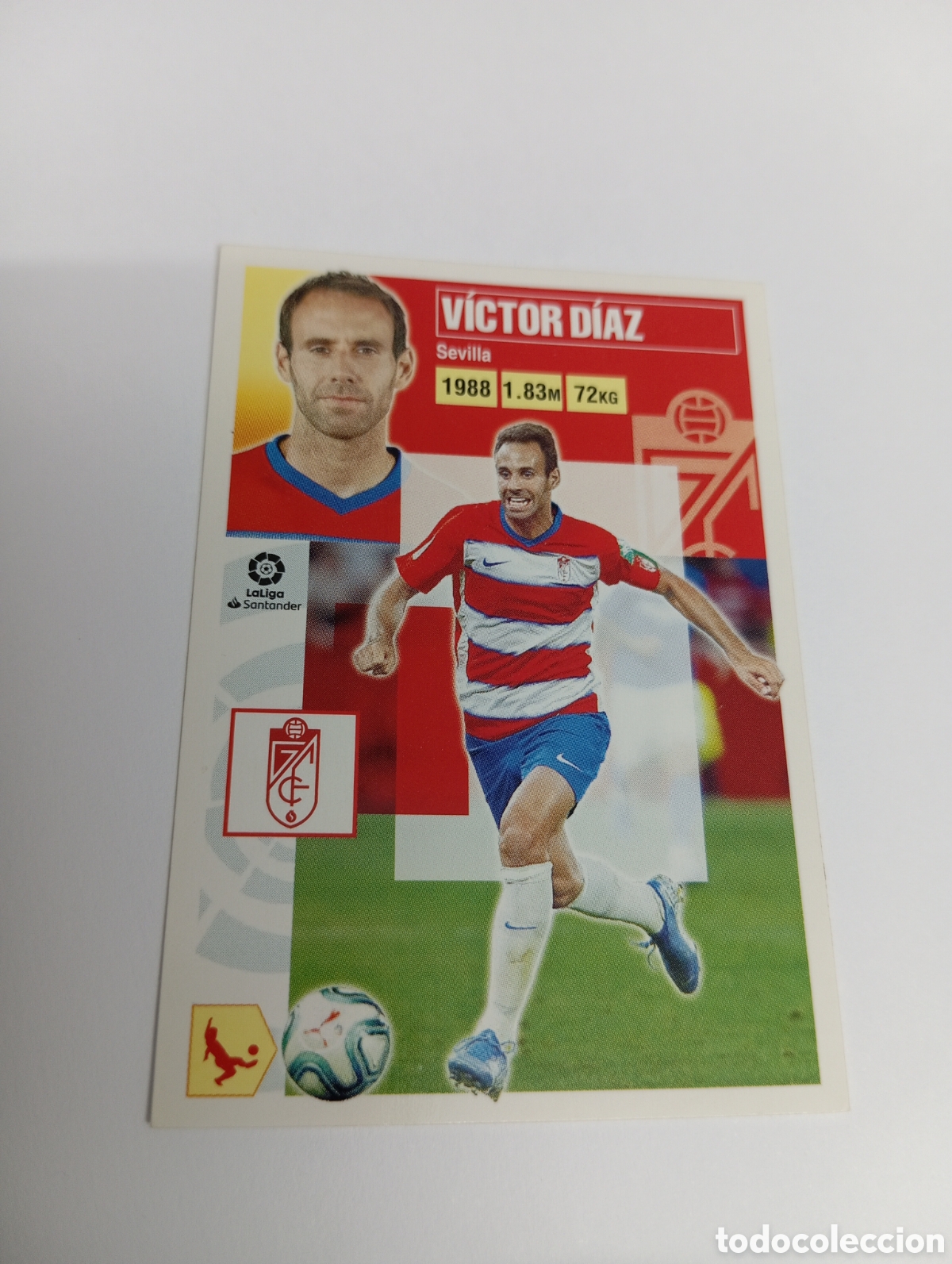 Cromos de Futebol: V&iacute;ctor D&iacute;az 4 Granada LIGA ESTE 20-21 Panini 2020 2021