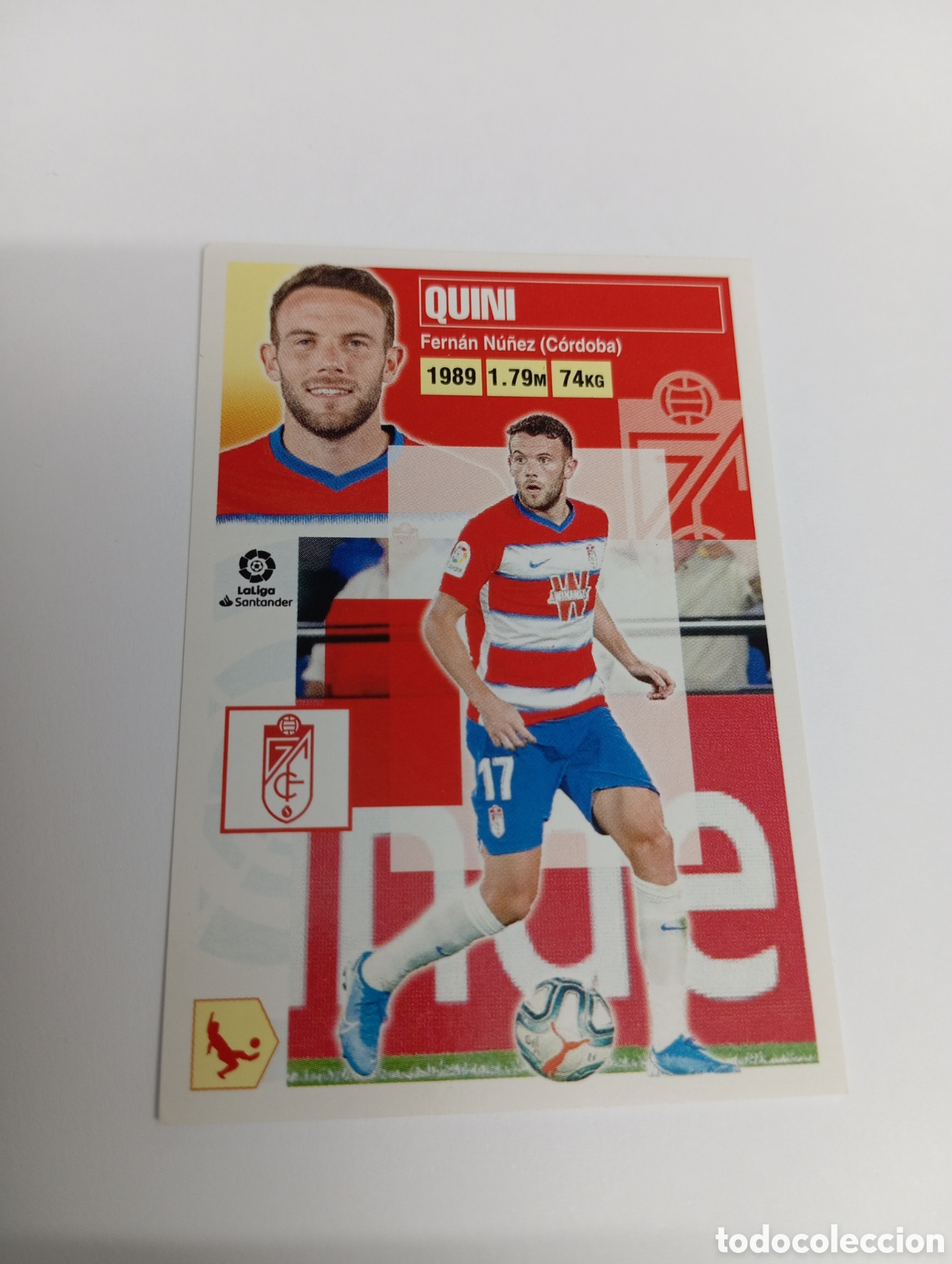 Figurine di Calcio: Quini 6 B Granada LIGA ESTE 20-21 Panini 2020 2021