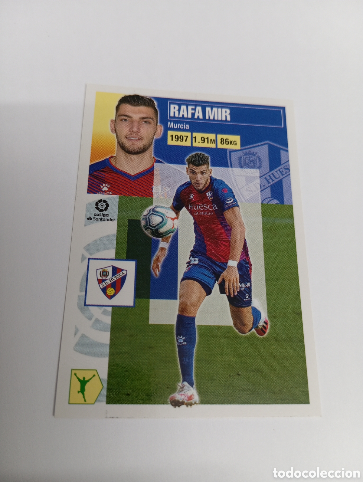 Cromos de Futebol: Rafa Mir 18 Huesca LIGA ESTE 20-21 Panini 2020 2021
