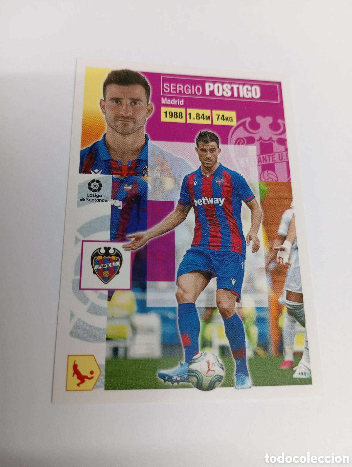 Figurine di Calcio: Postigo 6 Levante LIGA ESTE 20-21 Panini 2020 2021