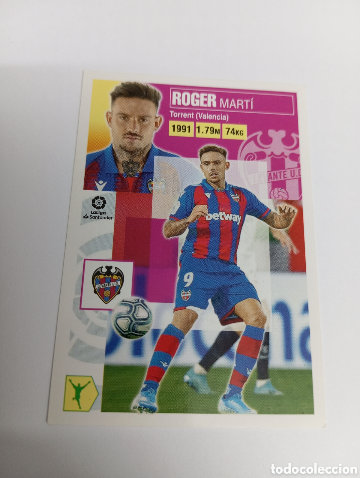 Cromos de Futebol: Roger 17 Levante LIGA ESTE 20-21 Panini 2020 2021