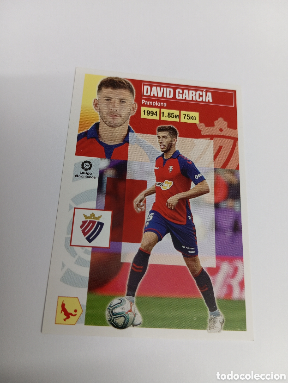 Cromos de Futebol: David Garc&iacute;a 7 Osasuna LIGA ESTE 20-21 Panini 2020 2021