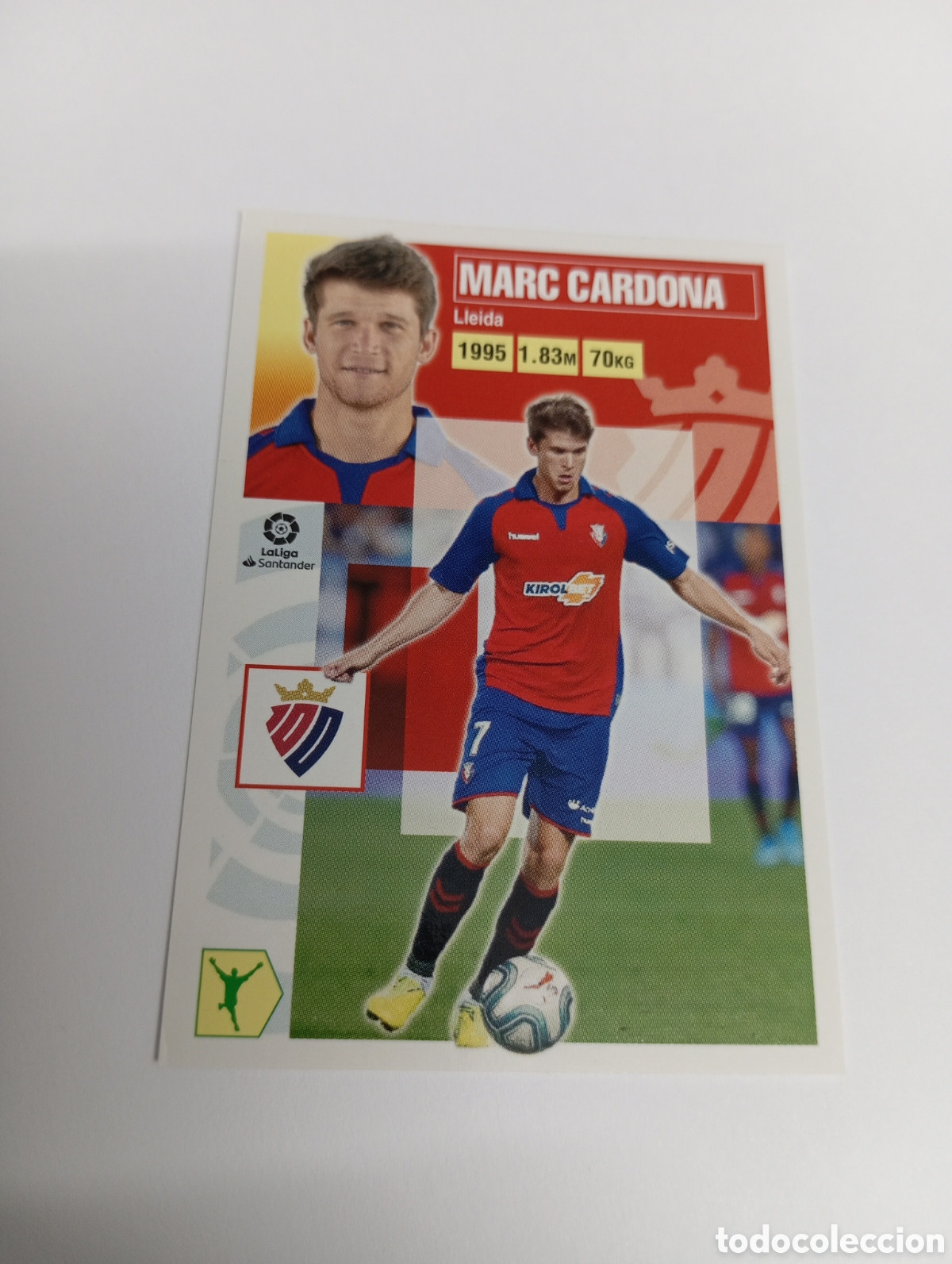 Cromos de Futebol: Marc Cardona 16 B Osasuna LIGA ESTE 20-21 Panini 2020 2021