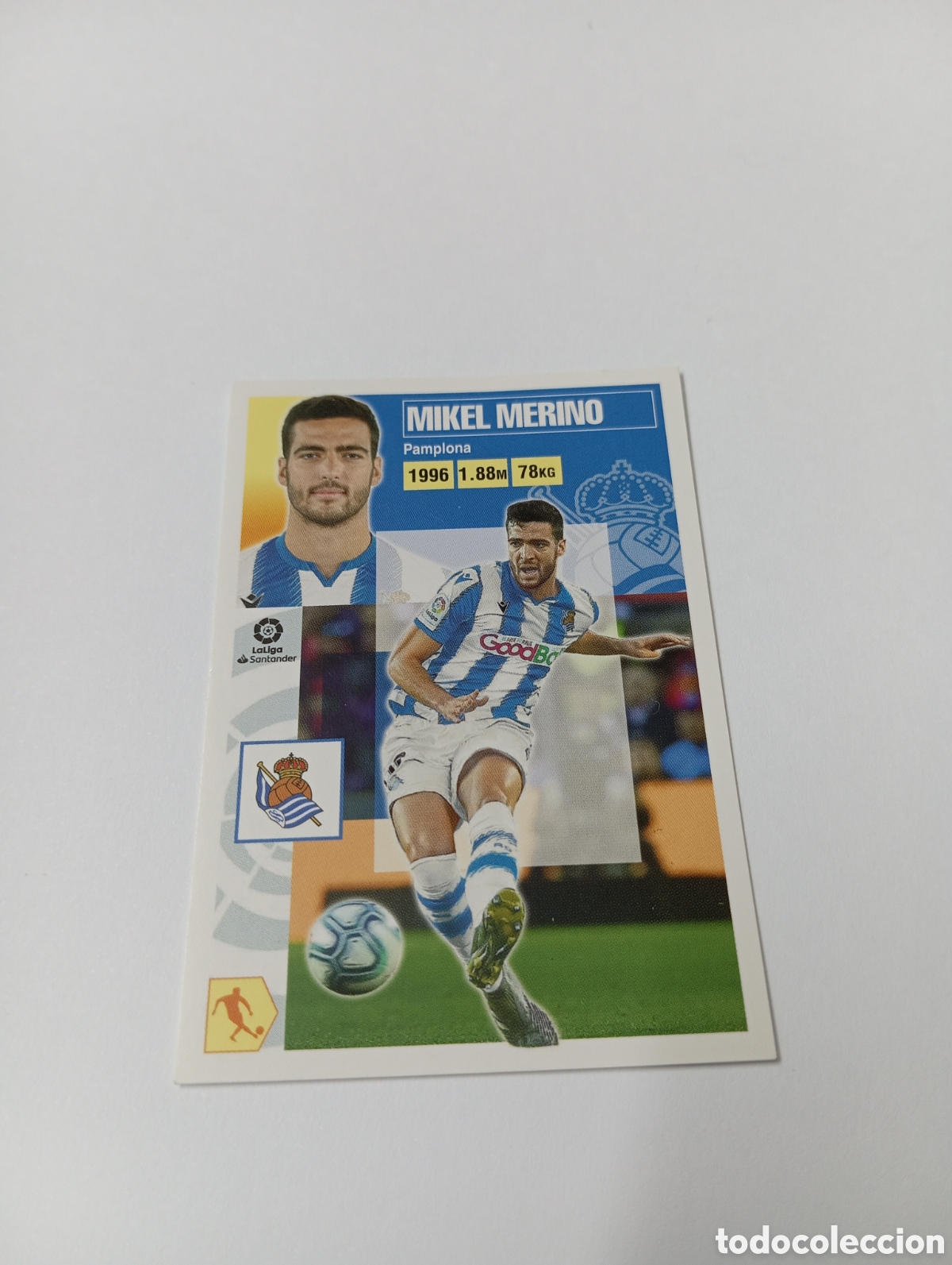 Figurine di Calcio: Mikel Merino 11 Real Sociedad LIGA ESTE 20-21 Panini 2020 2021