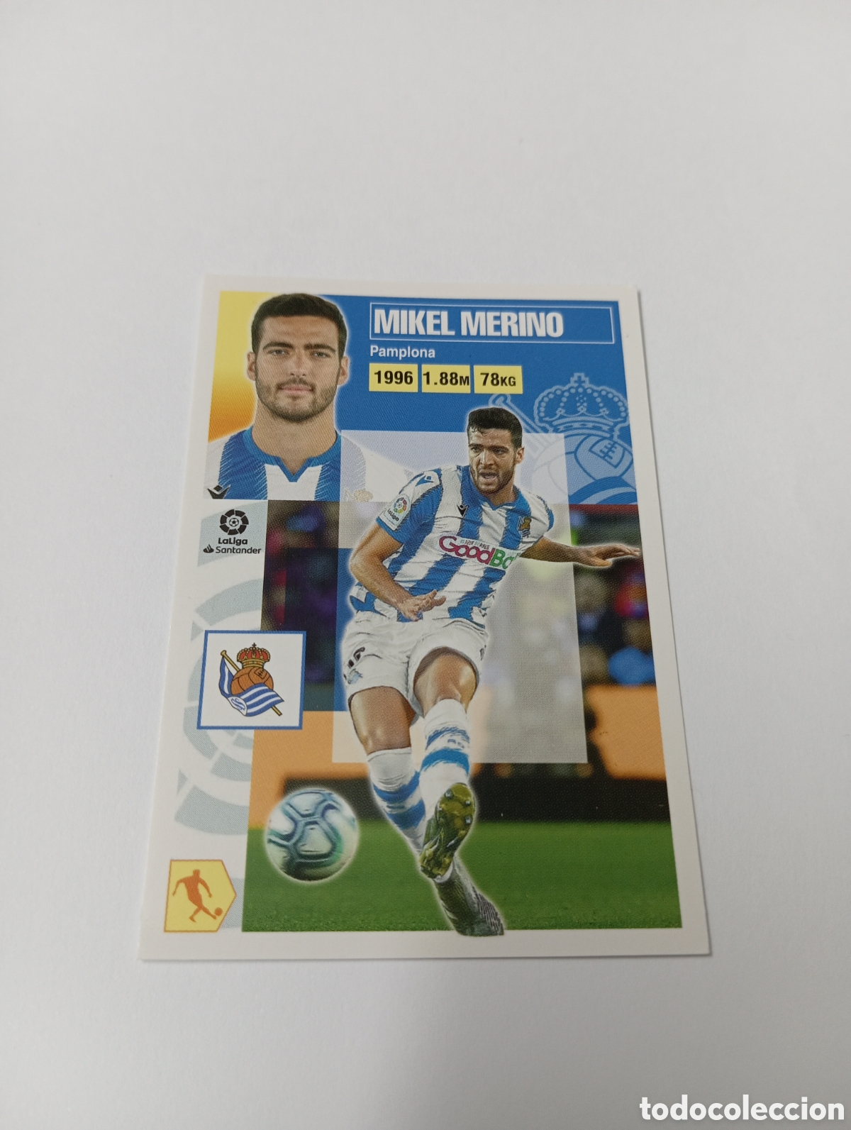 Cromos de Futebol: Mikel Merino 11 Real Sociedad LIGA ESTE 20-21 Panini 2020 2021