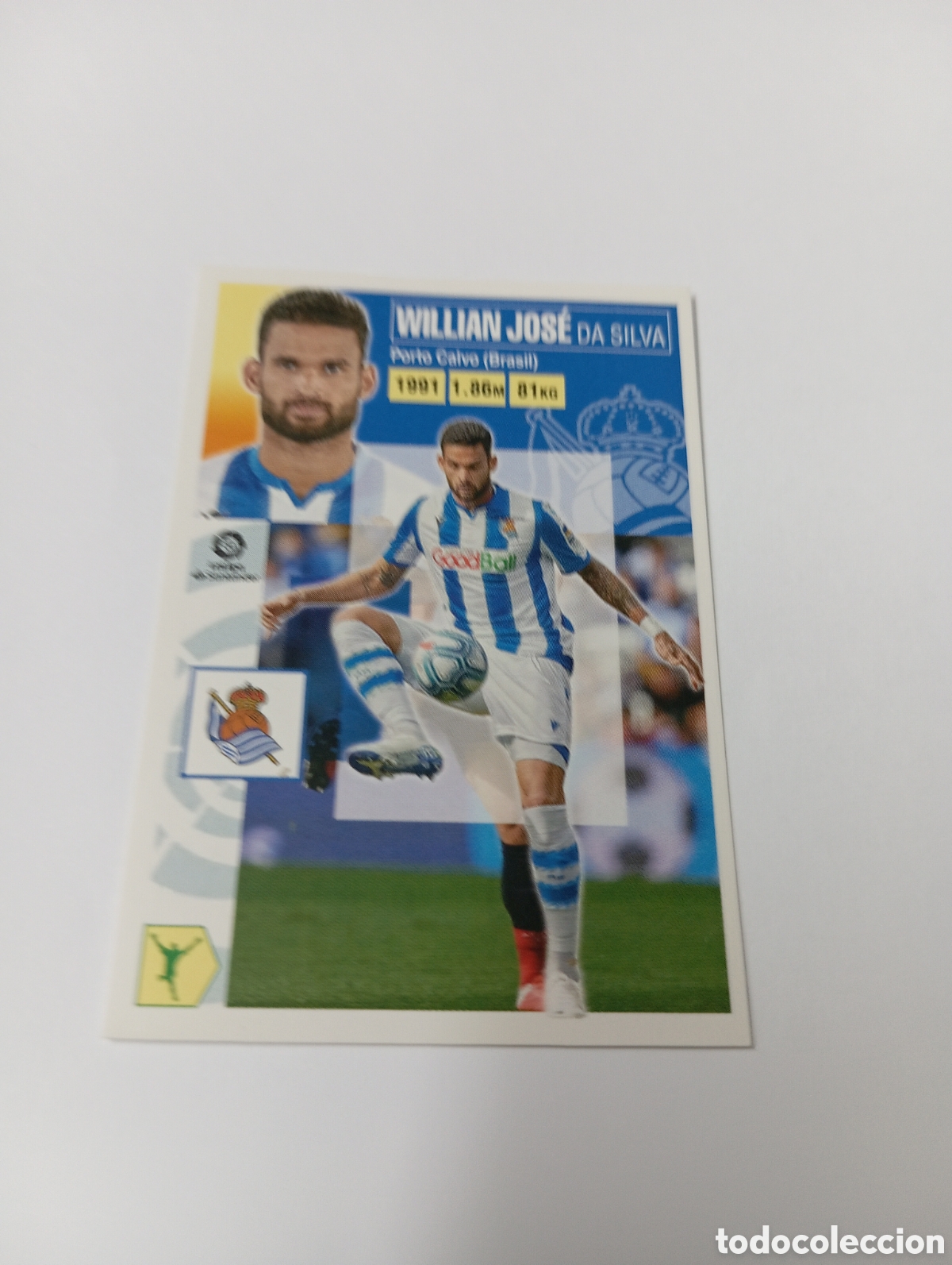 Cromos de Futebol: Willian Jos&eacute; 16 A Real Sociedad LIGA ESTE 20-21 Panini 2020 2021