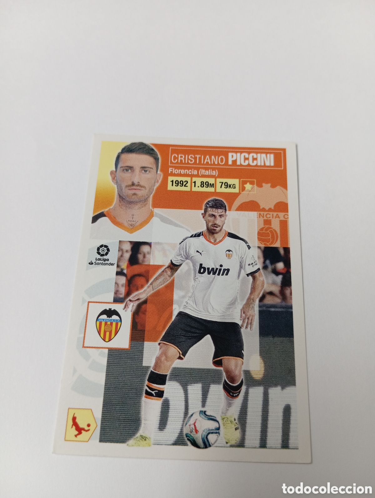 Figurine di Calcio: Piccini 5 Valencia LIGA ESTE 20-21 Panini 2020 2021