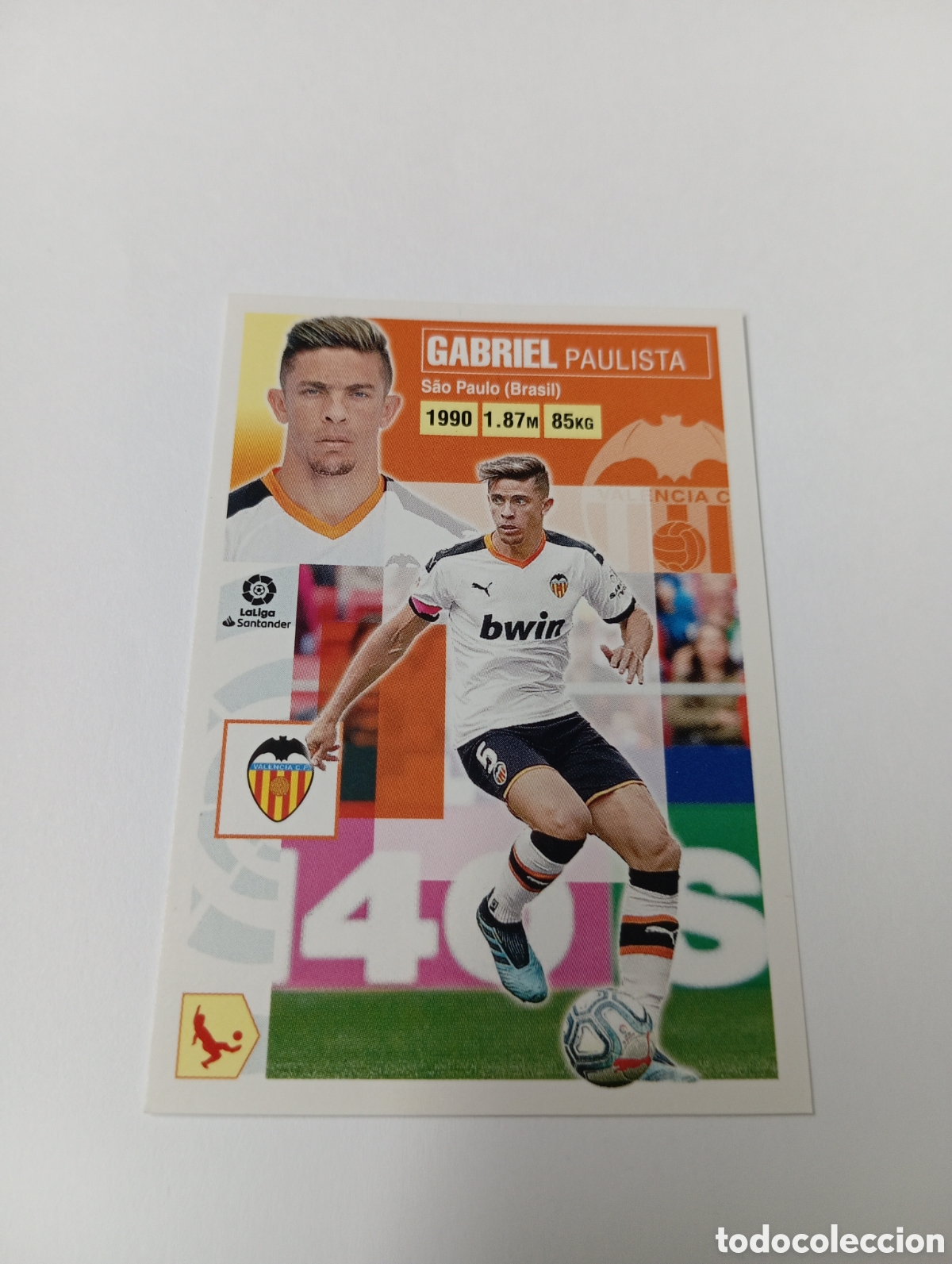 Cromos de Futebol: Gabriel 7 Valencia LIGA ESTE 20-21 Panini 2020 2021
