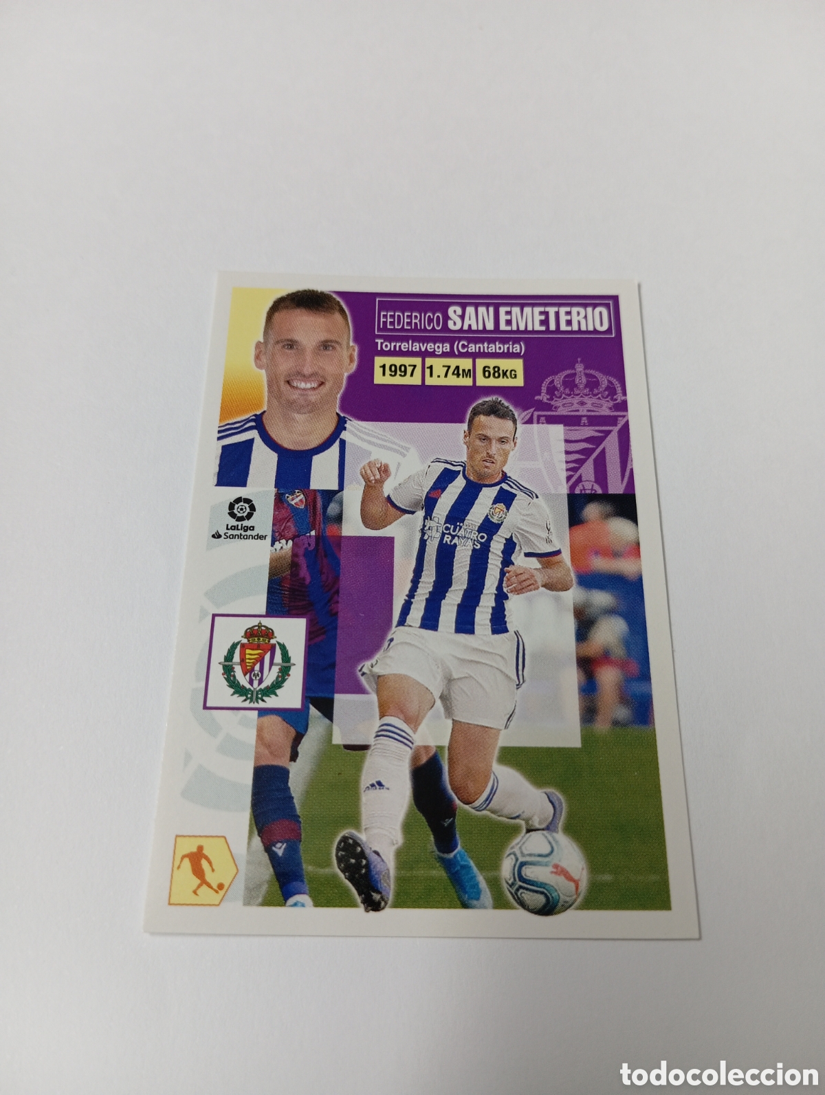 Cromos de f&uacute;tbol: San Emeterio 12 Valladolid LIGA ESTE 20-21 Panini 2020 2021