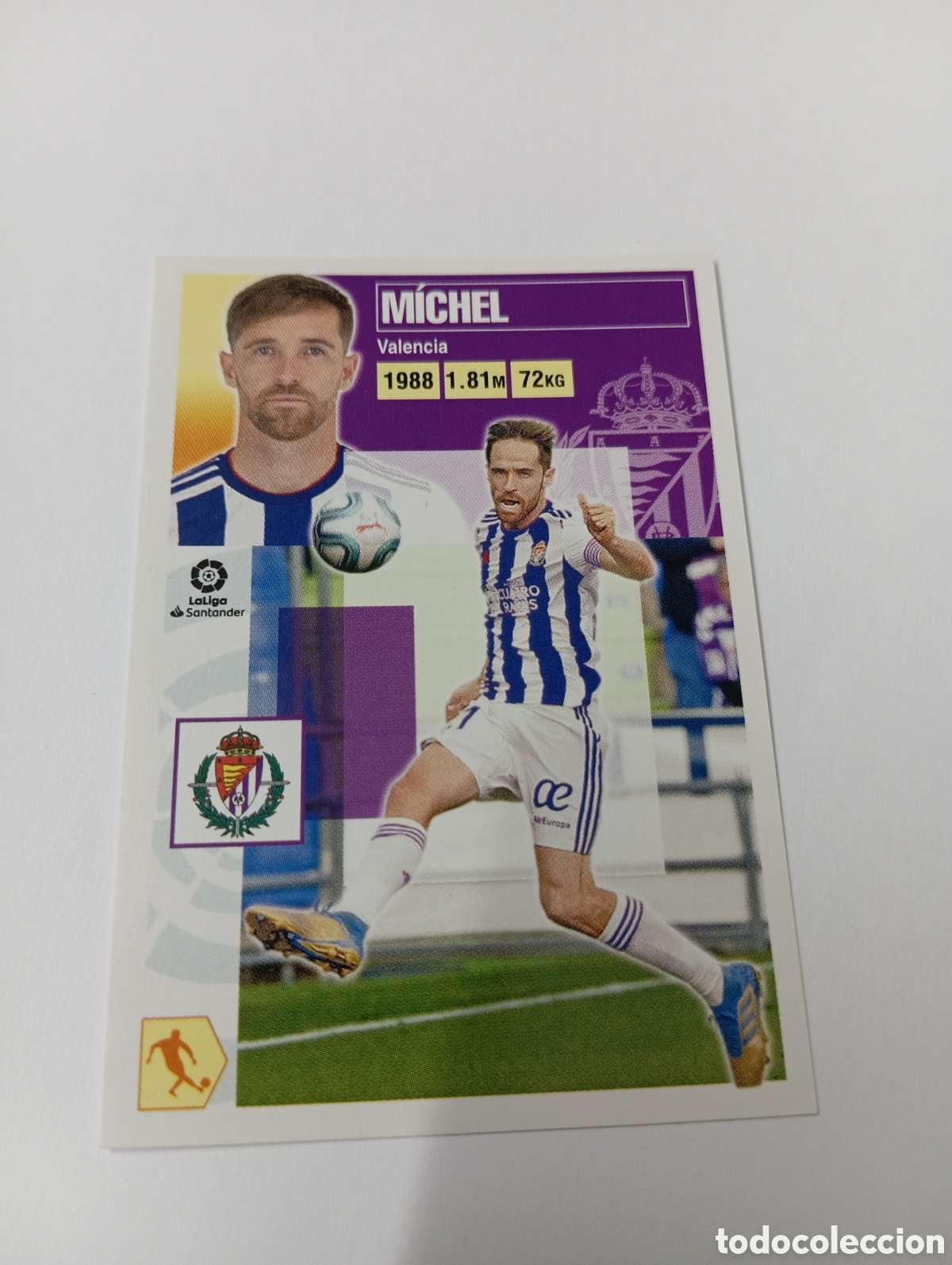 Figurine di Calcio: Michel 14 Valladolid LIGA ESTE 20-21 Panini 2020 2021