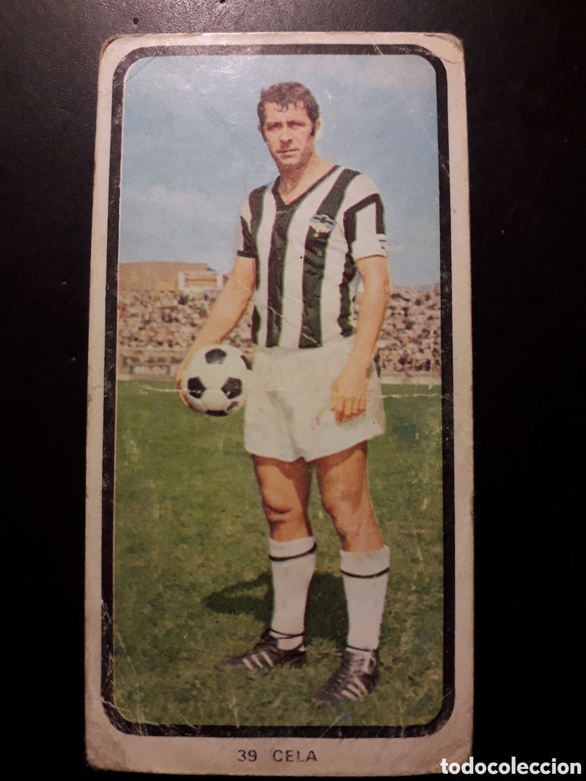 Cromos de F&uacute;tbol: CELA CASTELL&Oacute;N N&deg; 39 RUIZ ROMERO 73 74 1973 1974 DESPEGADO, DEFECTUOSO PEDIDO M&Iacute;NIMO 3&euro;