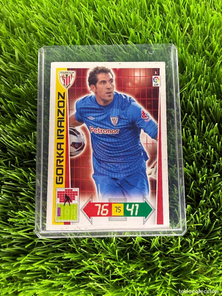 Cromos de f&uacute;tbol: N&ordm; 1 Gorka Iraizoz Athletic Club Adrenalyn XL 12 13