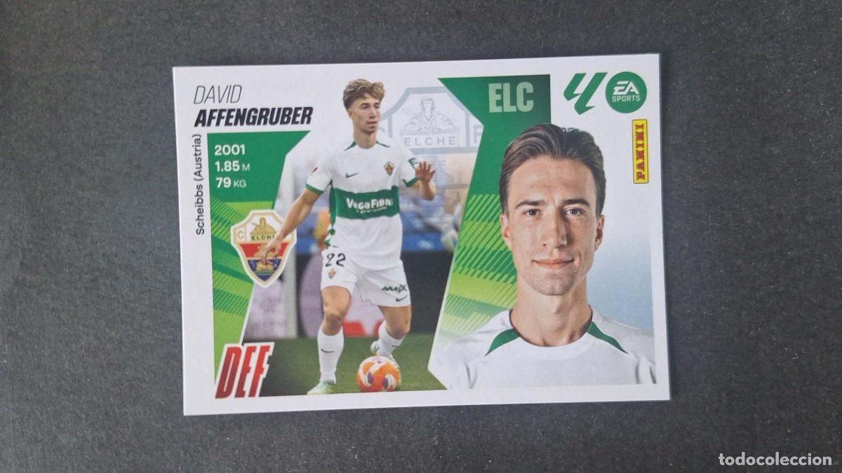 Fu&szlig;ball-Sticker: L3 AFFENGRUBER ELCHE C. F. LIGA ESTE 2025/2026 25 26 NUNCA PEGADO SIN PEGAR