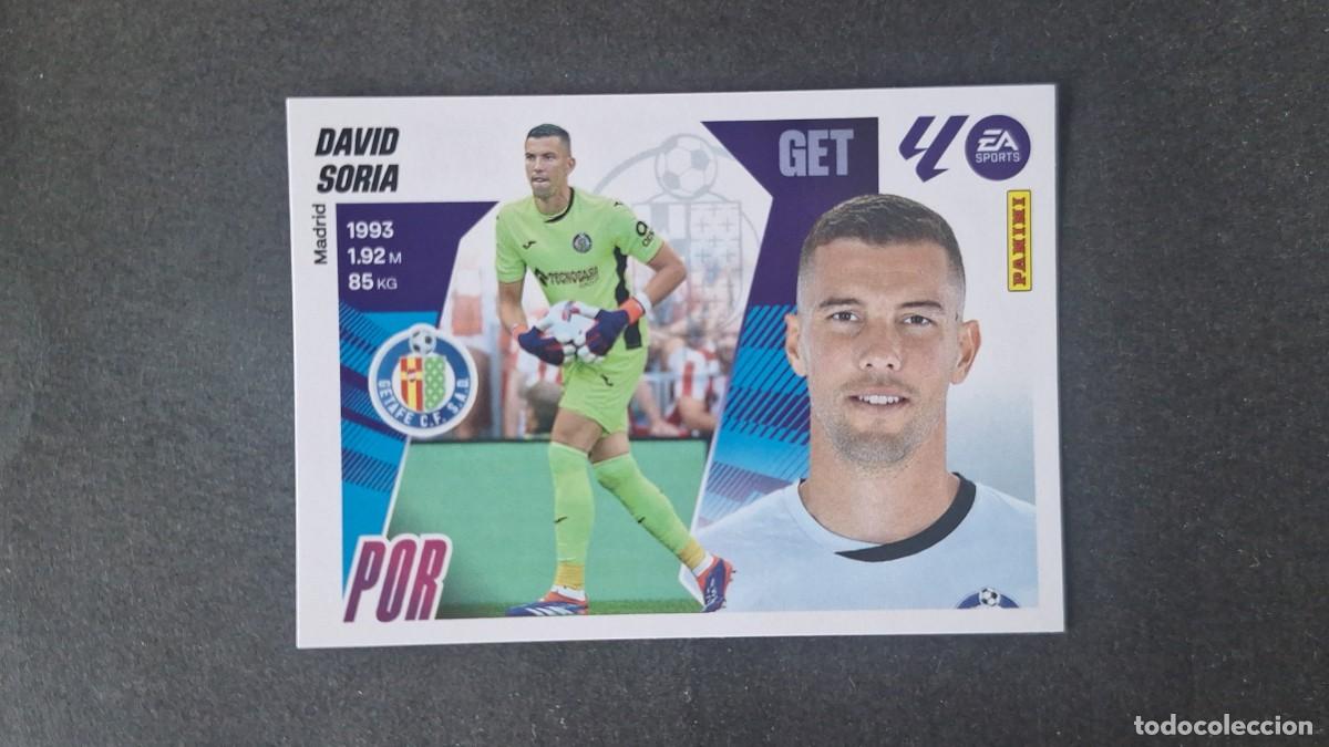 Fu&szlig;ball-Sticker: L3 DAVID SORIA GETAFE C. F. LIGA ESTE 2025/2026 25 26 NUNCA PEGADO SIN PEGAR