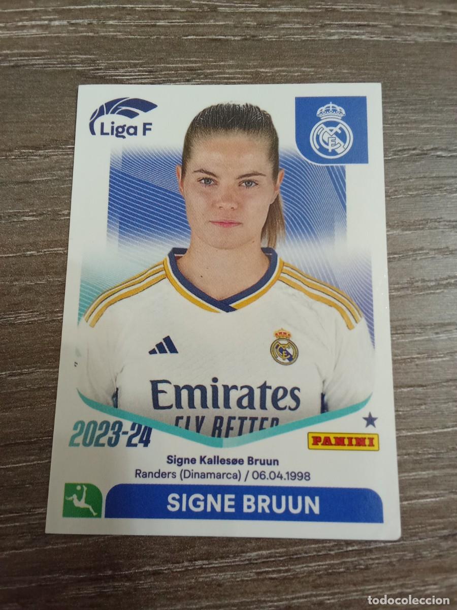 Cromos de f&uacute;tbol: 220 signe bruun real Madrid liga F 2023-24
