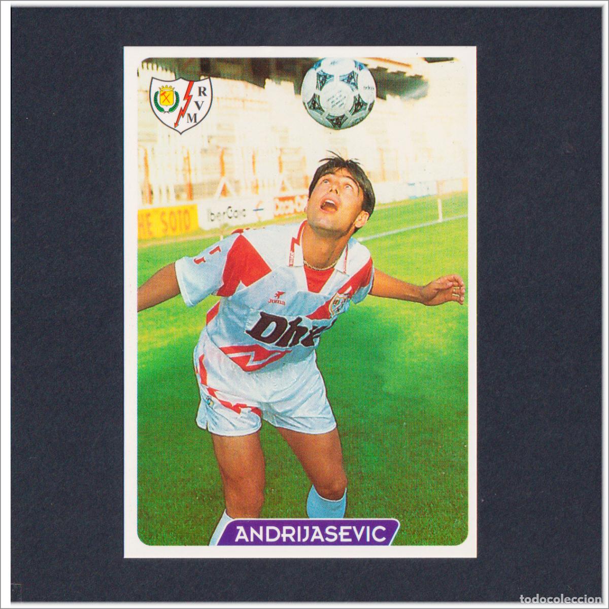 Fu&szlig;ball-Sticker: MUNDICROMO 1995 1996 95 96 FICHAS LIGA. ANDRIJASEVIC N&ordm; 378 (RAYO VALLECANO) COLECCI&Oacute;N ALBUM F&Uacute;TBOL