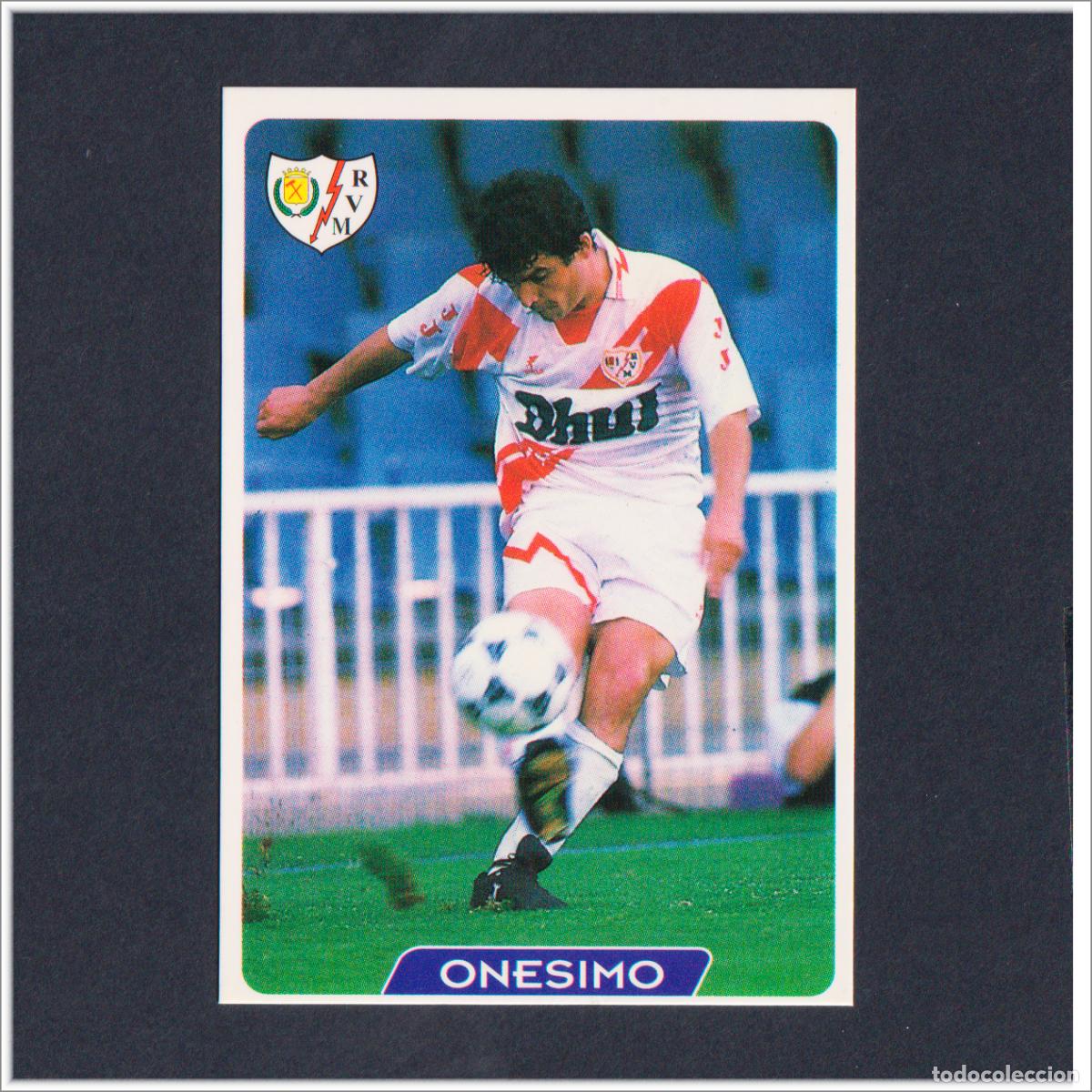 Figurine di Calcio: MUNDICROMO 1995 1996 95 96 FICHAS LIGA. ON&Eacute;SIMO N&ordm; 377 (RAYO VALLECANO) COLECCI&Oacute;N ALBUM F&Uacute;TBOL