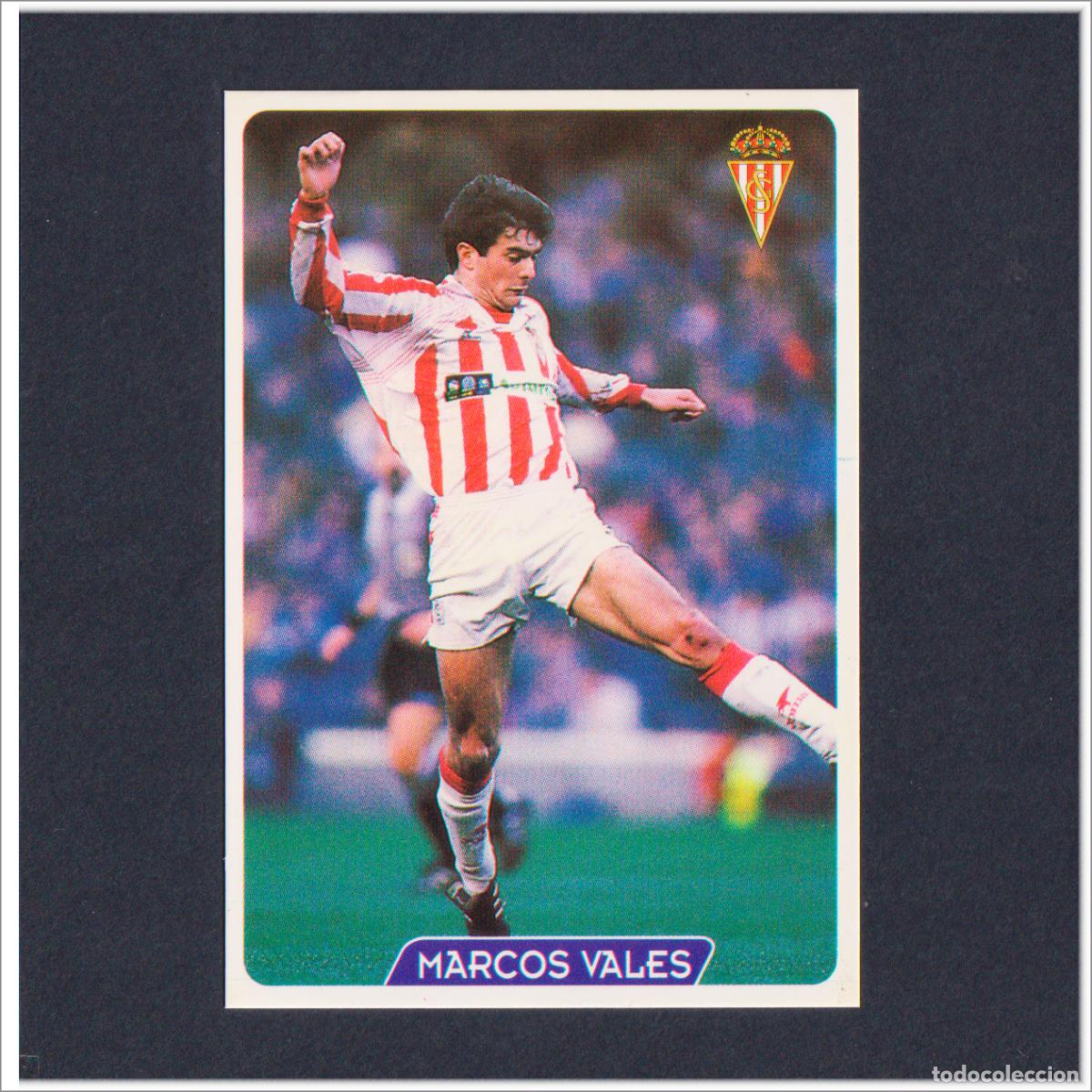 Cromos de F&uacute;tbol: MUNDICROMO 1995 1996 95 96 FICHAS LIGA. MARCOS VALES N&ordm; 320 (SPORTING GIJ&Oacute;N) COLECCI&Oacute;N ALBUM F&Uacute;TBOL