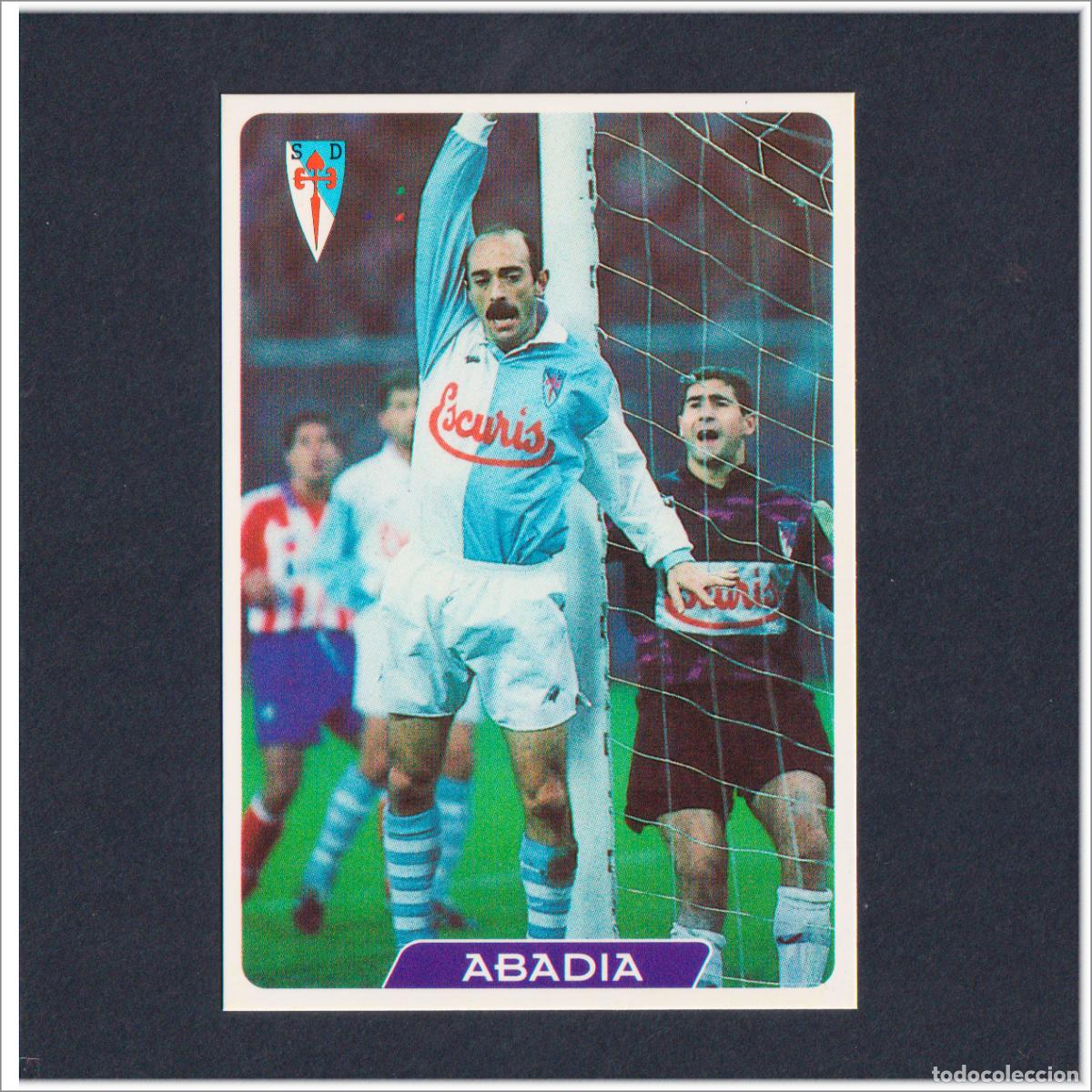 Fu&szlig;ball-Sticker: MUNDICROMO 1995 1996 95 96 FICHAS LIGA. ABADIA N&ordm; 281 (SD COMPOSTELA) COLECCI&Oacute;N ALBUM F&Uacute;TBOL